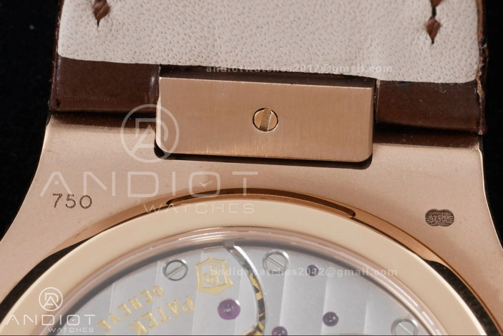 UrbanStyle Nautilus 5712 RG PPF 1:1 Best Edition Gray Dial on Brown Leather Strap A240 Super Clone V 369