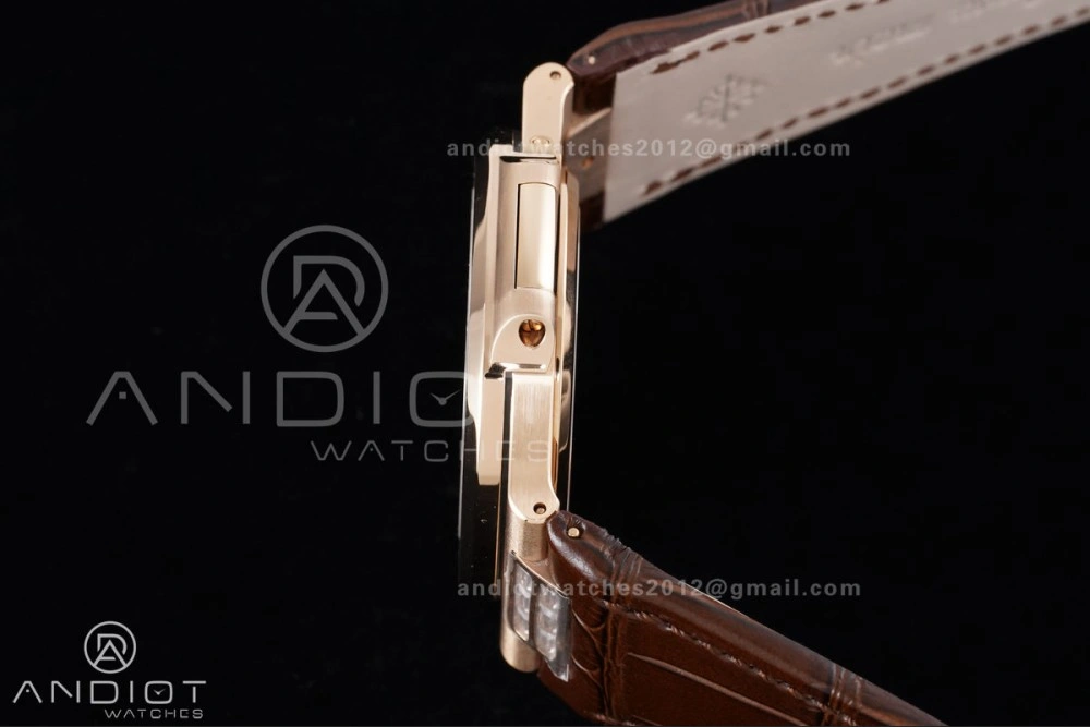 UrbanStyle Nautilus 5712 RG PPF 1:1 Best Edition Gray Dial on Brown Leather Strap A240 Super Clone V 369