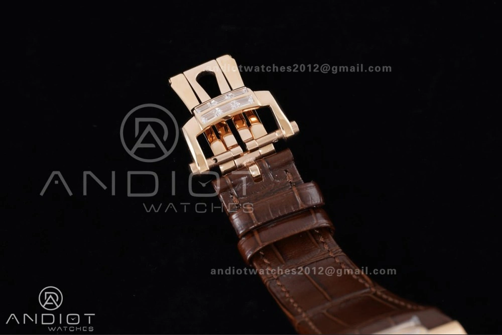 UrbanStyle Nautilus 5712 RG PPF 1:1 Best Edition Gray Dial on Brown Leather Strap A240 Super Clone V 369