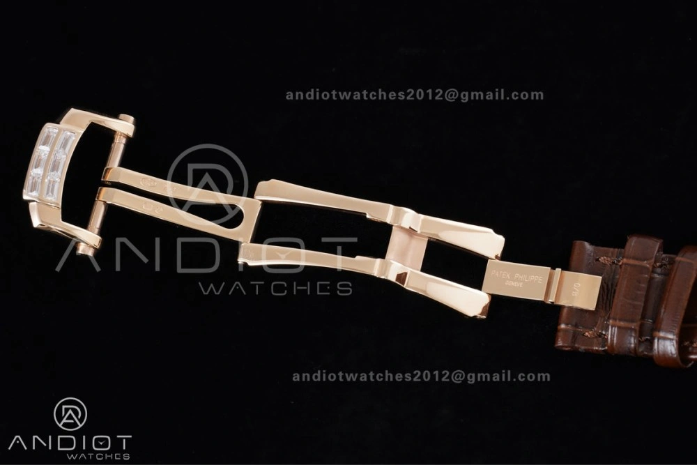 UrbanStyle Nautilus 5712 RG PPF 1:1 Best Edition Gray Dial on Brown Leather Strap A240 Super Clone V 369