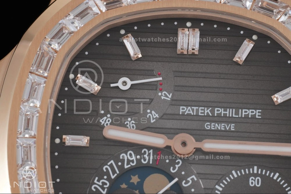 UrbanStyle Nautilus 5712 RG PPF 1:1 Best Edition Gray Dial on Brown Leather Strap A240 Super Clone V 369