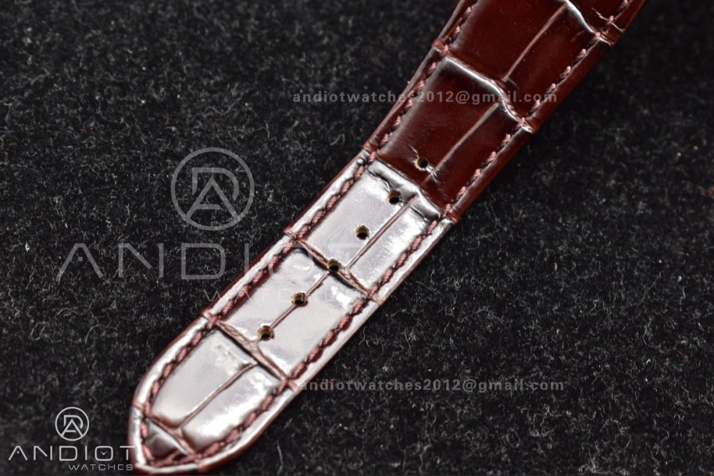 Nautilus 5712 SS RG GRF Best Edition Gray Dial on Brown Croco Strap A23J Durable 912