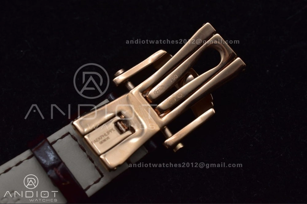 Nautilus 5712 SS RG GRF Best Edition Gray Dial on Brown Croco Strap A23J Durable 912