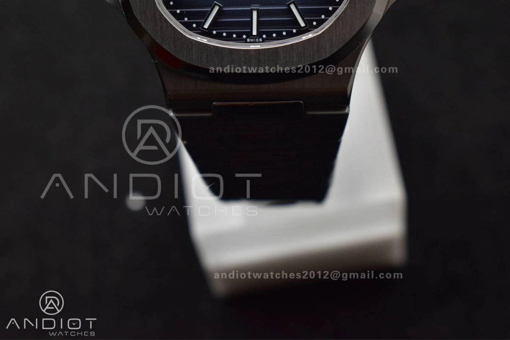 Nautilus 5811 1A 3KF 1:1 Best Edition Blue Textured Dial on SS Bracelet A330 Super Clone Functional 379