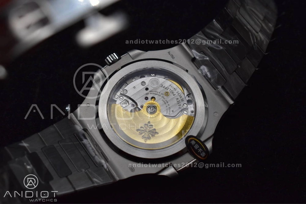 Nautilus 5811 1A 3KF 1:1 Best Edition Blue Textured Dial on SS Bracelet A330 Super Clone Functional 379