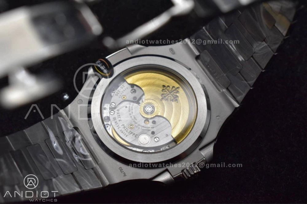 Nautilus 5811 1A 3KF 1:1 Best Edition Blue Textured Dial on SS Bracelet A330 Super Clone Functional 379