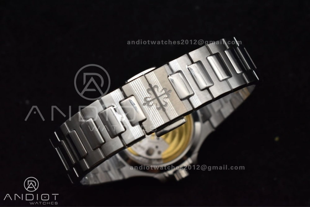 Trendsetting Nautilus 7118 3KF 1:1 Best Edition Blue Textured Dial on SS Bracelet A324 Super Clone V 362