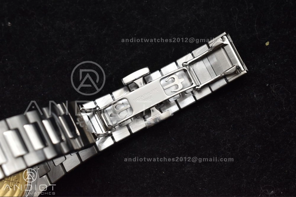 Trendsetting Nautilus 7118 3KF 1:1 Best Edition Blue Textured Dial on SS Bracelet A324 Super Clone V 362