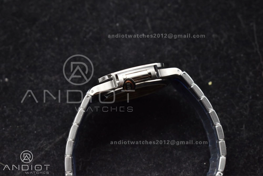 Trendsetting Nautilus 7118 3KF 1:1 Best Edition Blue Textured Dial on SS Bracelet A324 Super Clone V 362