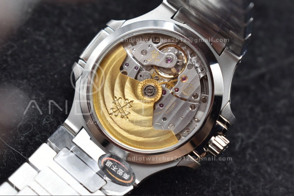 Trendsetting Nautilus 7118 3KF 1:1 Best Edition Blue Textured Dial on SS Bracelet A324 Super Clone V 362