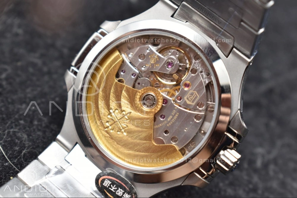 Trendsetting Nautilus 7118 3KF 1:1 Best Edition Blue Textured Dial on SS Bracelet A324 Super Clone V 362