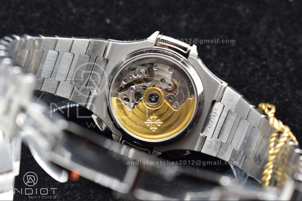 Soft Nautilus Chrono Date 5980 SS SS Wht Stk PPF A7750 Mod 435