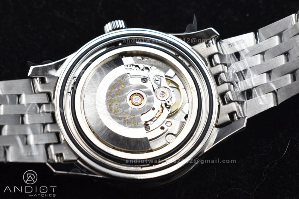 Tailored Navitimer 1 SS V7F 1:1 Best Edition RG Bezel White Dial on SS Bracelet A 923