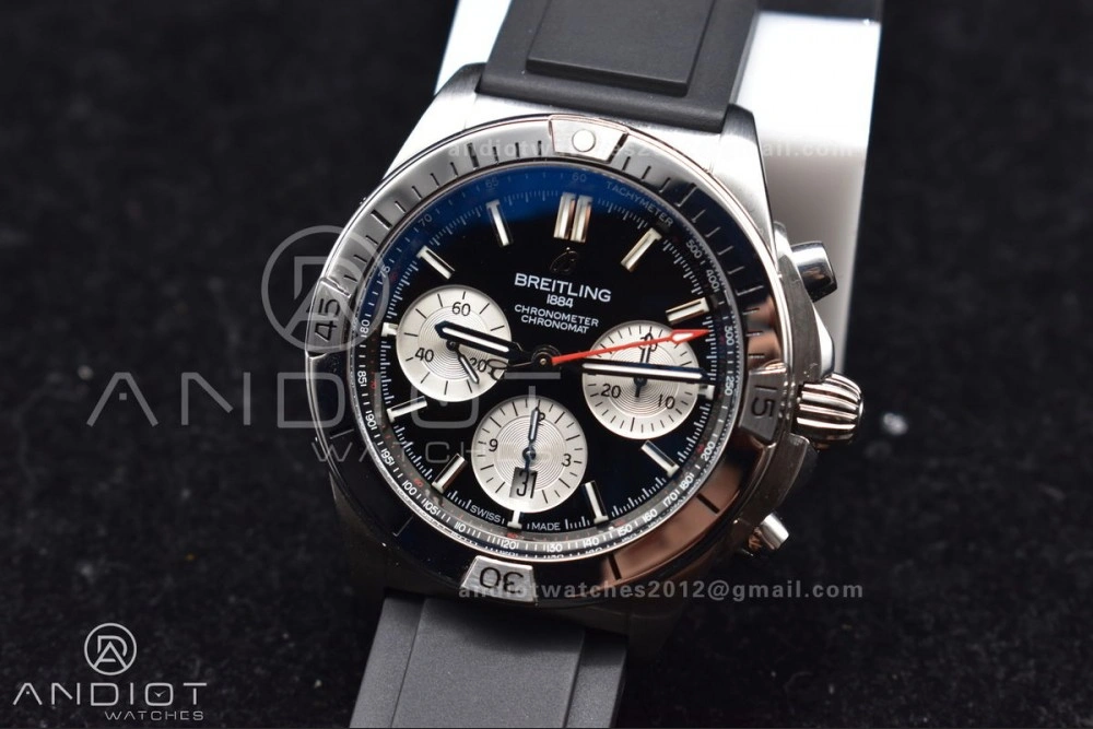 Comfortable Navitimer B01 Chrono 43mm 1:1 Best Version SS LE L-Black Wht BLS A 427
