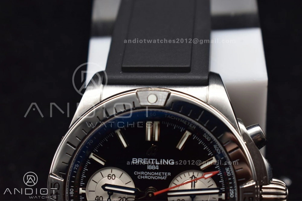 Comfortable Navitimer B01 Chrono 43mm 1:1 Best Version SS LE L-Black Wht BLS A 427