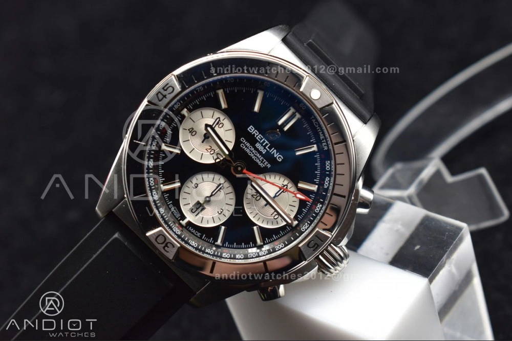 Comfortable Navitimer B01 Chrono 43mm 1:1 Best Version SS LE L-Black Wht BLS A 427