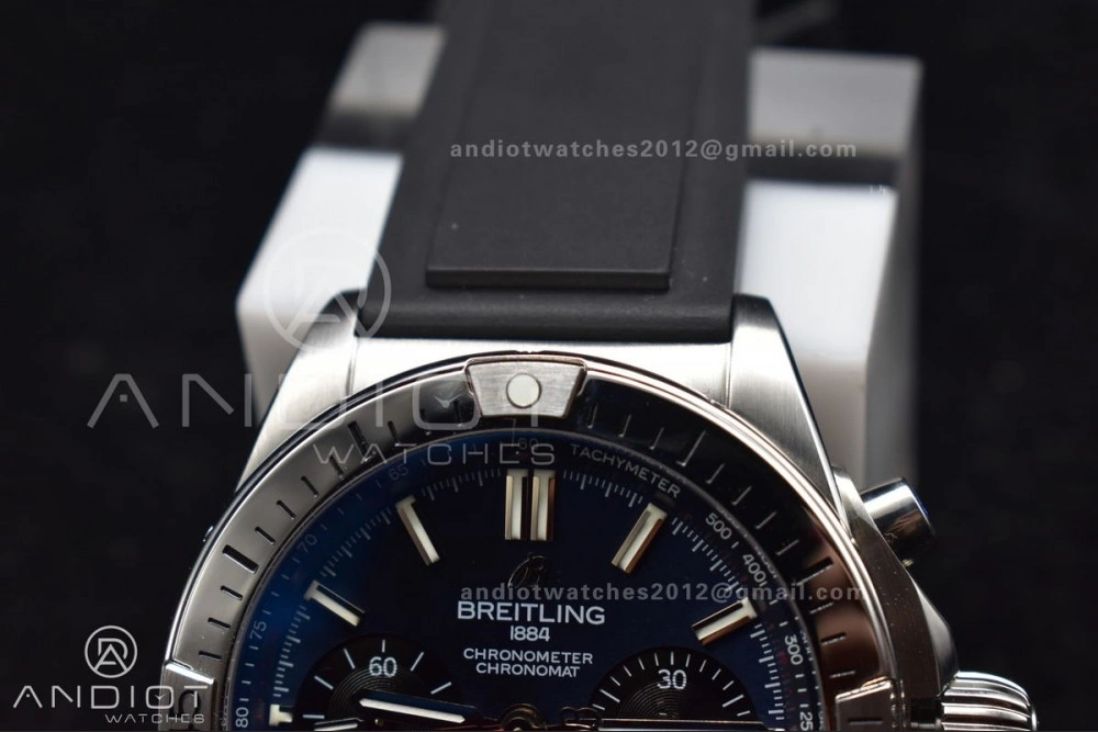 Navitimer B01 Chrono 43mm 1:1 Best Version SS LE L-Blue Blk BLS A Trendsetting 438