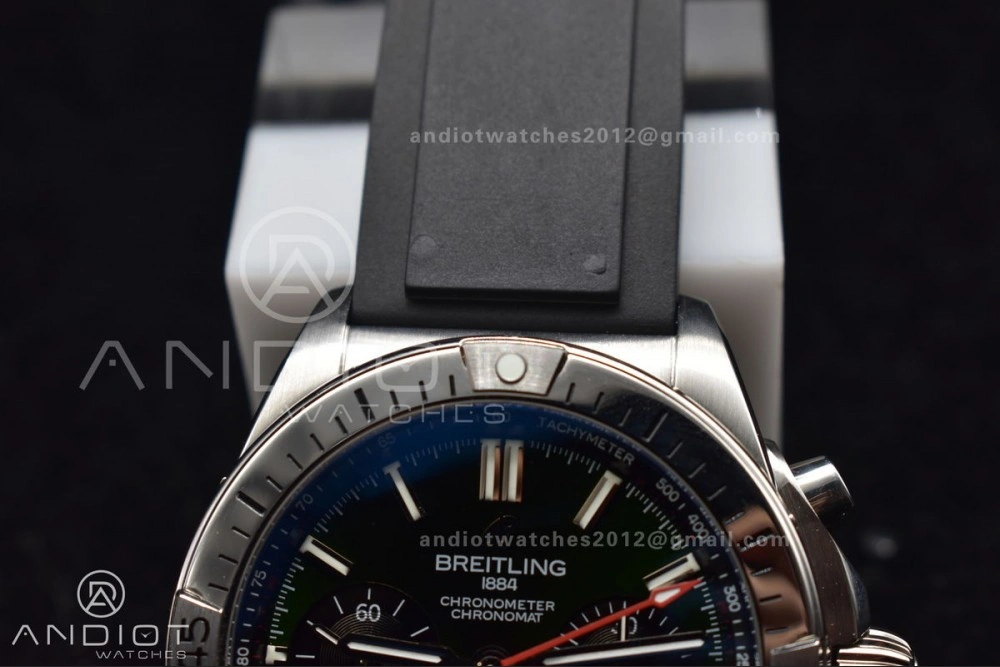 Navitimer B01 Chrono 43mm 1:1 Best Version SS LE L-Green Blk BLS A Durable 183