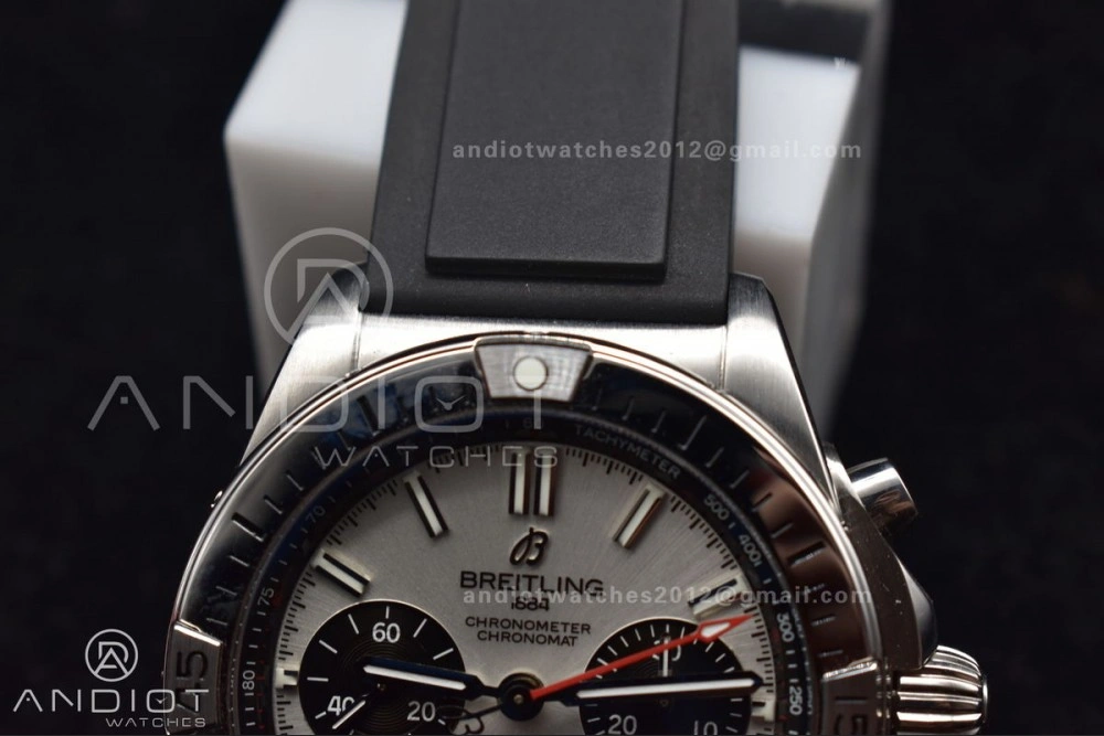 Tailored Navitimer B01 Chrono 43mm 1:1 Best Version SS LE L-Silver Blk BLS A 433