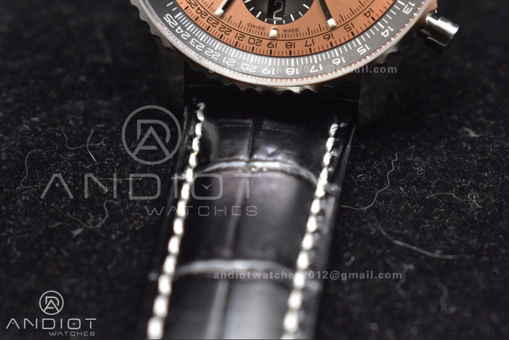 SmartChoice Navitimer Chrono 43mm 1:1 Best Version SS LE L-Orange Blk BLS A 184