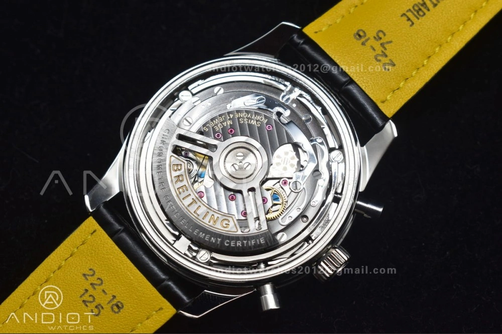 SmartChoice Navitimer Chrono 43mm 1:1 Best Version SS LE L-Orange Blk BLS A 184