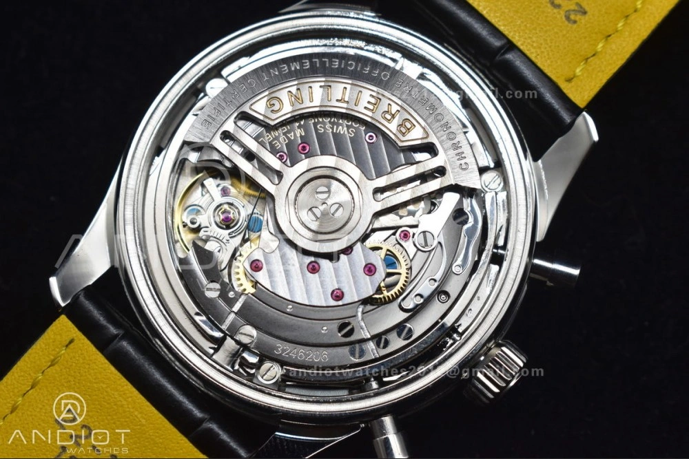 SmartChoice Navitimer Chrono 43mm 1:1 Best Version SS LE L-Orange Blk BLS A 184