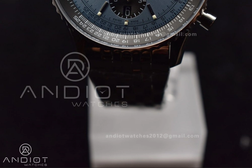 UrbanChic Navitimer SS 43mm BLS 1:1 Best Edition Blue Dial on SS Bracelet A 160