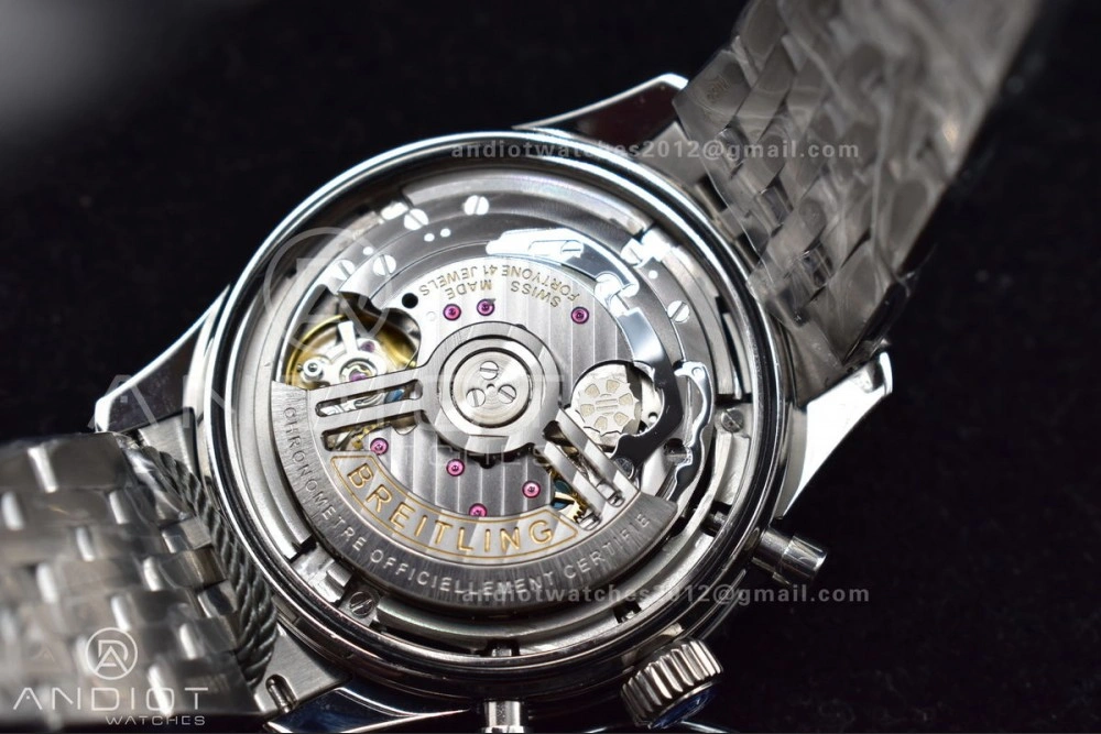 UrbanChic Navitimer SS 43mm BLS 1:1 Best Edition Blue Dial on SS Bracelet A 160