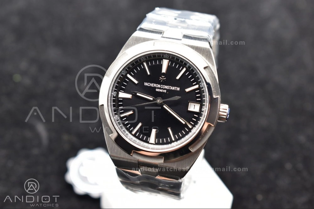 WrinkleFree Overseas 4500V SS ZF 1:1 Best Edition Black Dial on SS Bracelet A 926