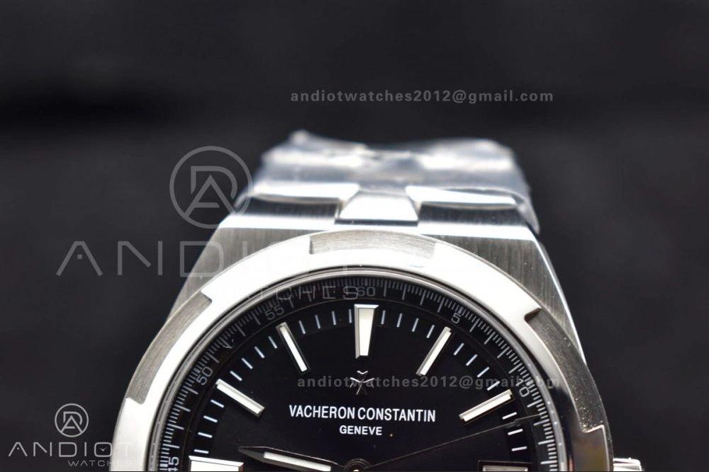 Overseas 4500V SS ZF 1:1 Best Edition Black Dial on SS Bracelet A NewStyle 1282