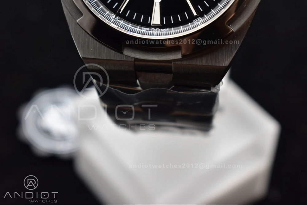 Overseas 4500V SS ZF 1:1 Best Edition Black Dial on SS Bracelet A NewStyle 1282