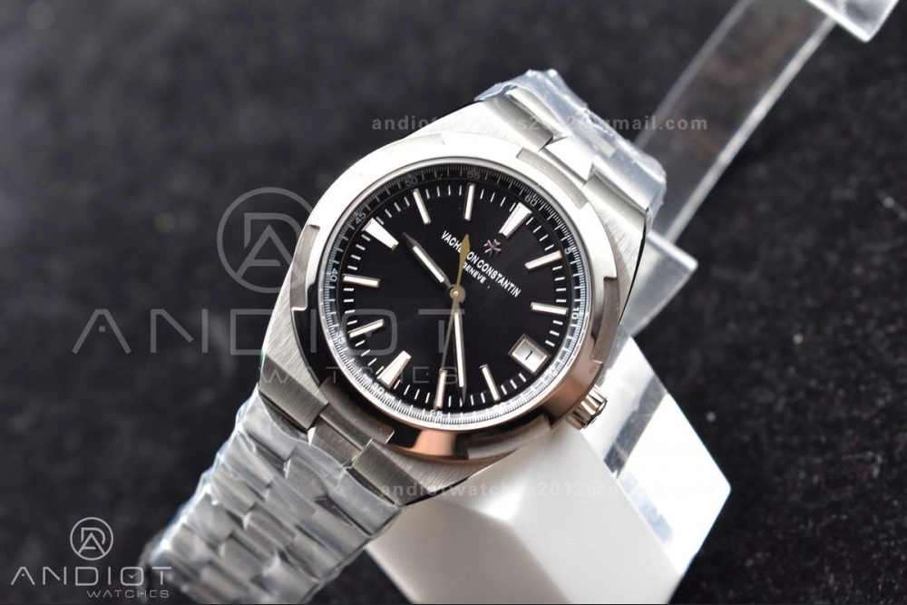Overseas 4500V SS ZF 1:1 Best Edition Black Dial on SS Bracelet A NewStyle 1282