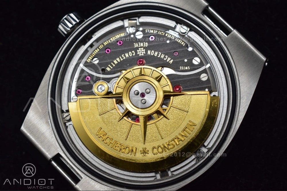 Overseas 4500V SS ZF 1:1 Best Edition Black Dial on SS Bracelet A NewStyle 1282