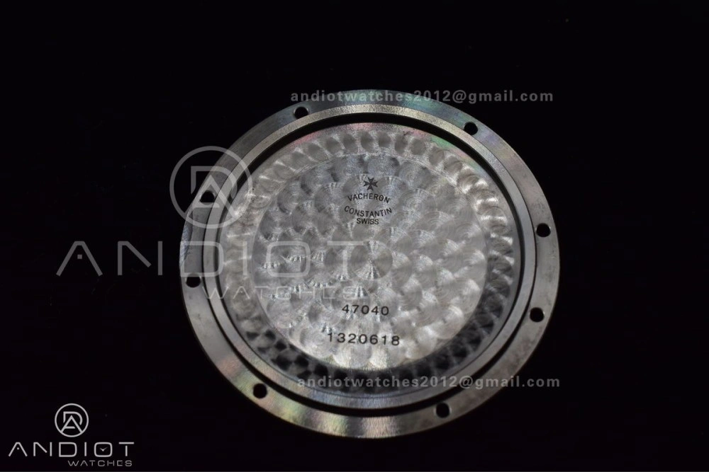 Overseas SS 8F Maker Black Dial on Black Rubber Strap GoodFit 932