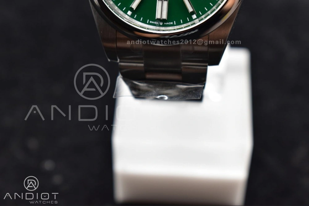 Affordable Oyster Perpetual 124300 41mm Clean 1:1 Best Edition 904L Steel Green Dial VR 934