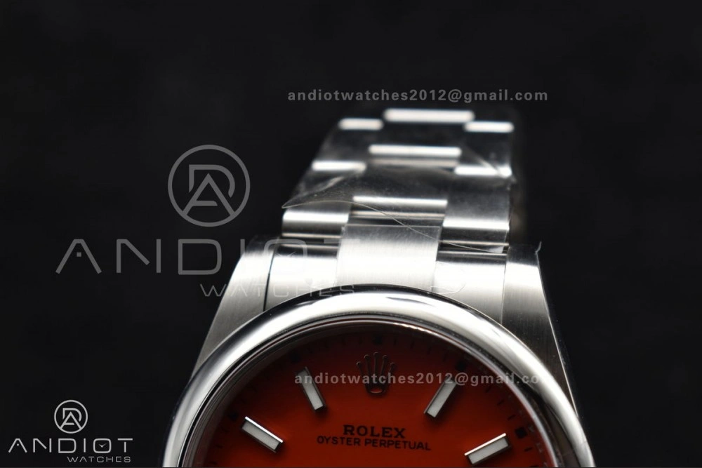 Oyster Perpetual 124300 41mm Clean 1:1 Best Edition 904L Steel Red Dial VR Versatile 938