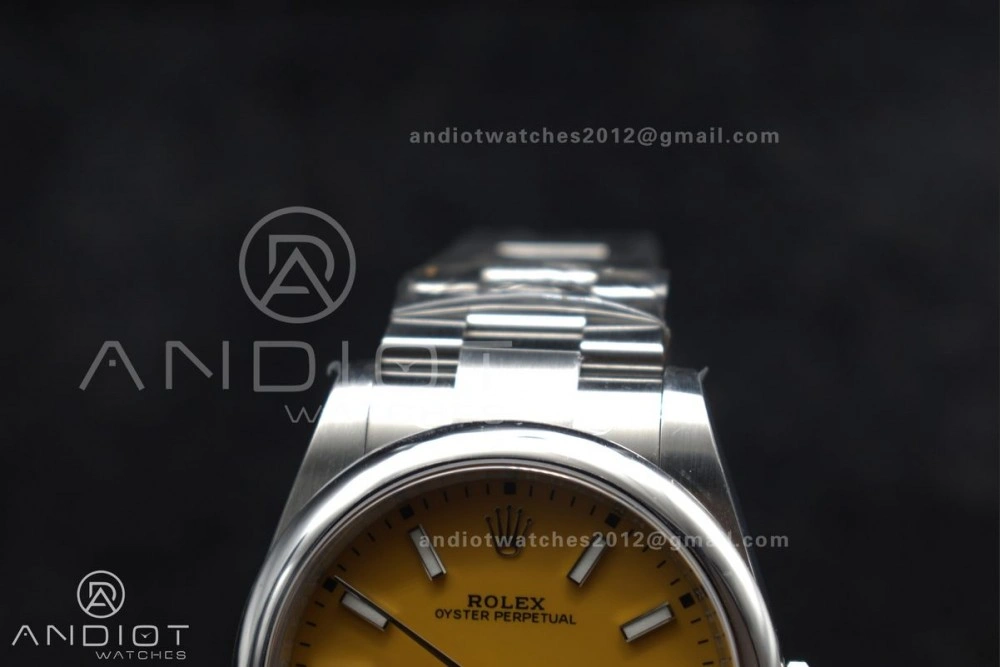 Oyster Perpetual 124300 41mm Clean 1:1 Best Edition 904L Steel Yellow Dial VR MultiPurpose 937