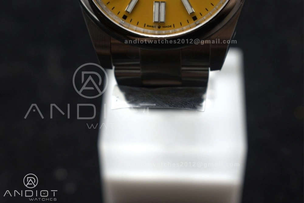 Oyster Perpetual 124300 41mm Clean 1:1 Best Edition 904L Steel Yellow Dial VR MultiPurpose 937