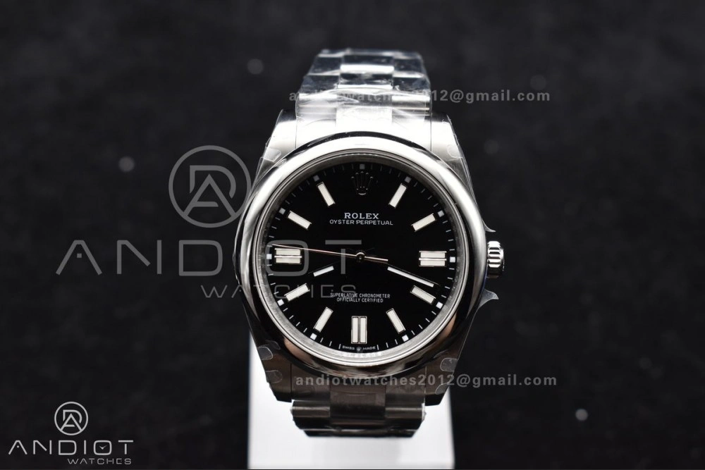 ZipUp Oyster Perpetual 124300 41mm DIWF 1:1 Best Edition 904L Steel Black Dial A 940