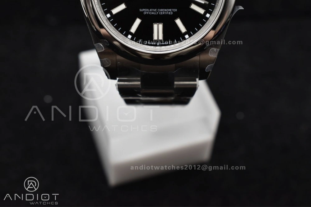 ZipUp Oyster Perpetual 124300 41mm DIWF 1:1 Best Edition 904L Steel Black Dial A 940