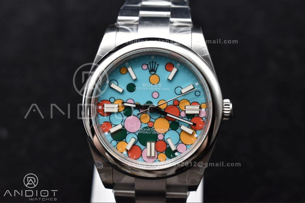 Minimalist Oyster Perpetual 124300 41mm DIWF 1:1 Best Edition 904L Steel Celebration Dial A 941