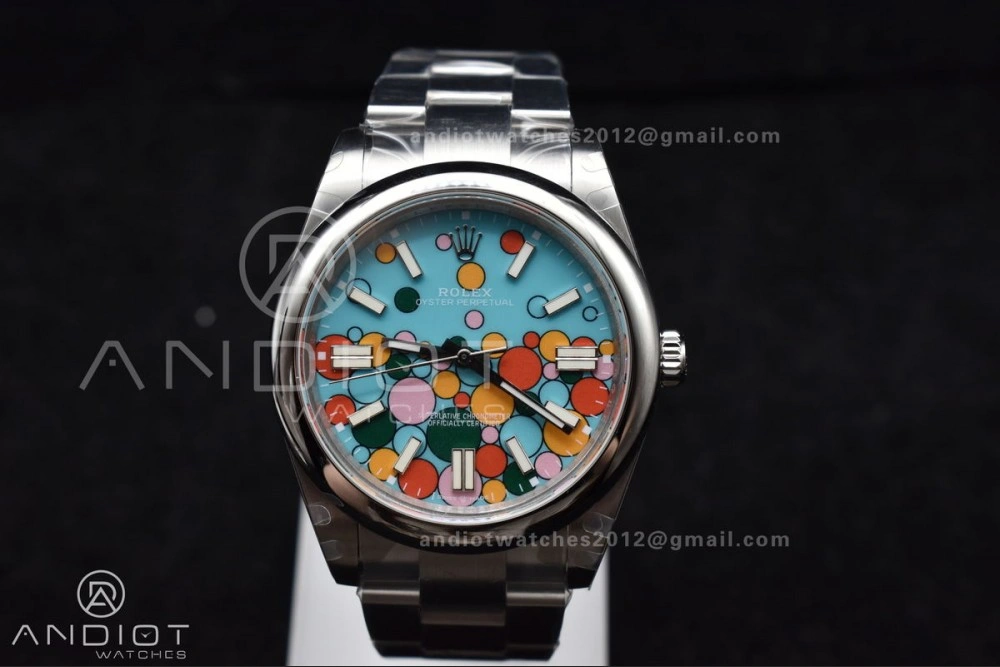 Minimalist Oyster Perpetual 124300 41mm DIWF 1:1 Best Edition 904L Steel Celebration Dial A 941