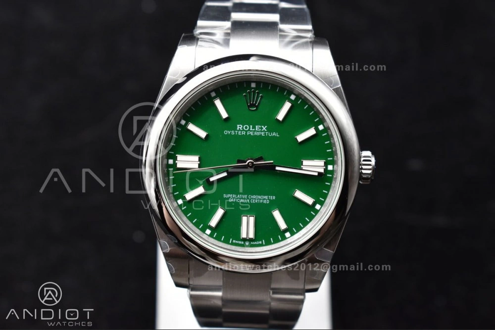 Oyster Perpetual 124300 41mm DIWF 1:1 Best Edition 904L Steel Green Dial A Tailored 942