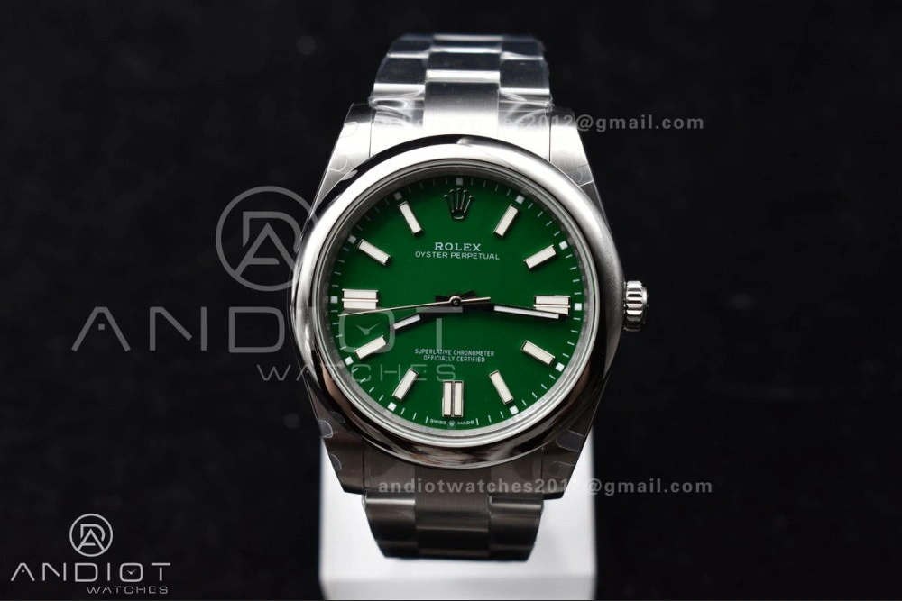 Oyster Perpetual 124300 41mm DIWF 1:1 Best Edition 904L Steel Green Dial A Tailored 942