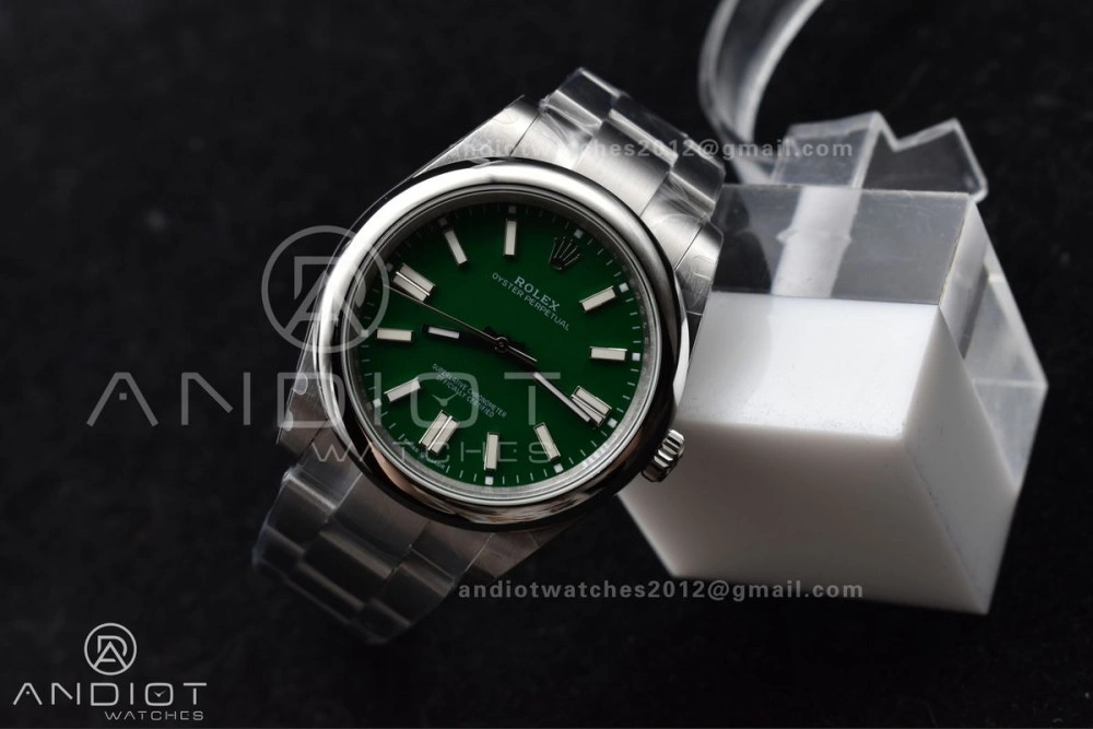 Oyster Perpetual 124300 41mm DIWF 1:1 Best Edition 904L Steel Green Dial A Tailored 942