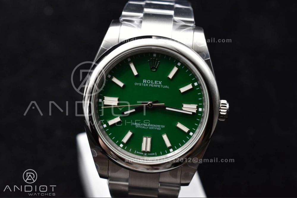 Oyster Perpetual 124300 41mm DIWF 1:1 Best Edition 904L Steel Green Dial A Tailored 942