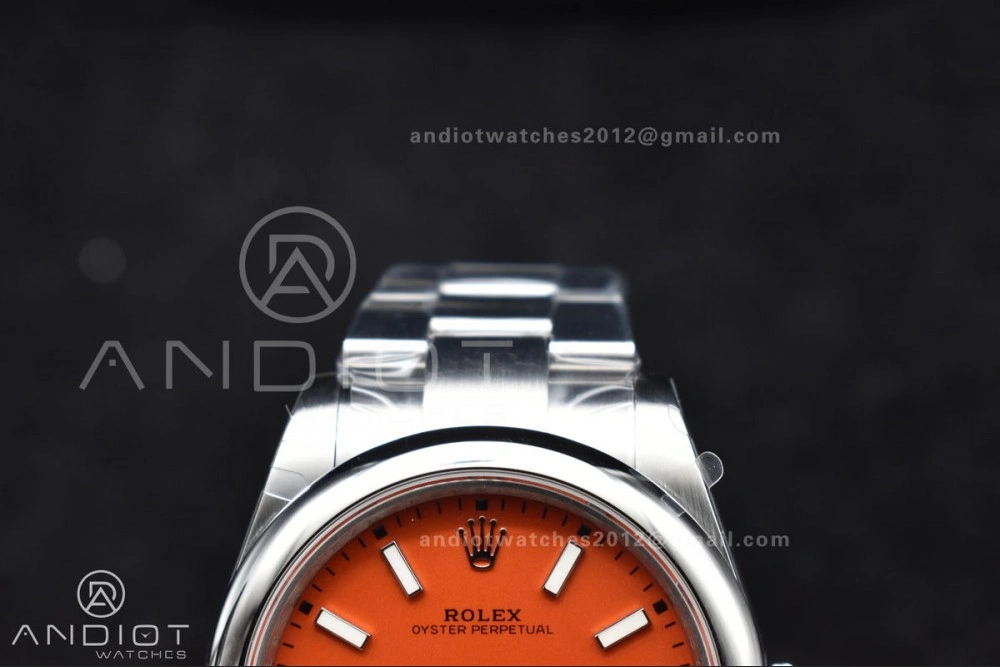 Oyster Perpetual 124300 41mm DIWF 1:1 Best Edition 904L Steel Orange Dial A Popular 946