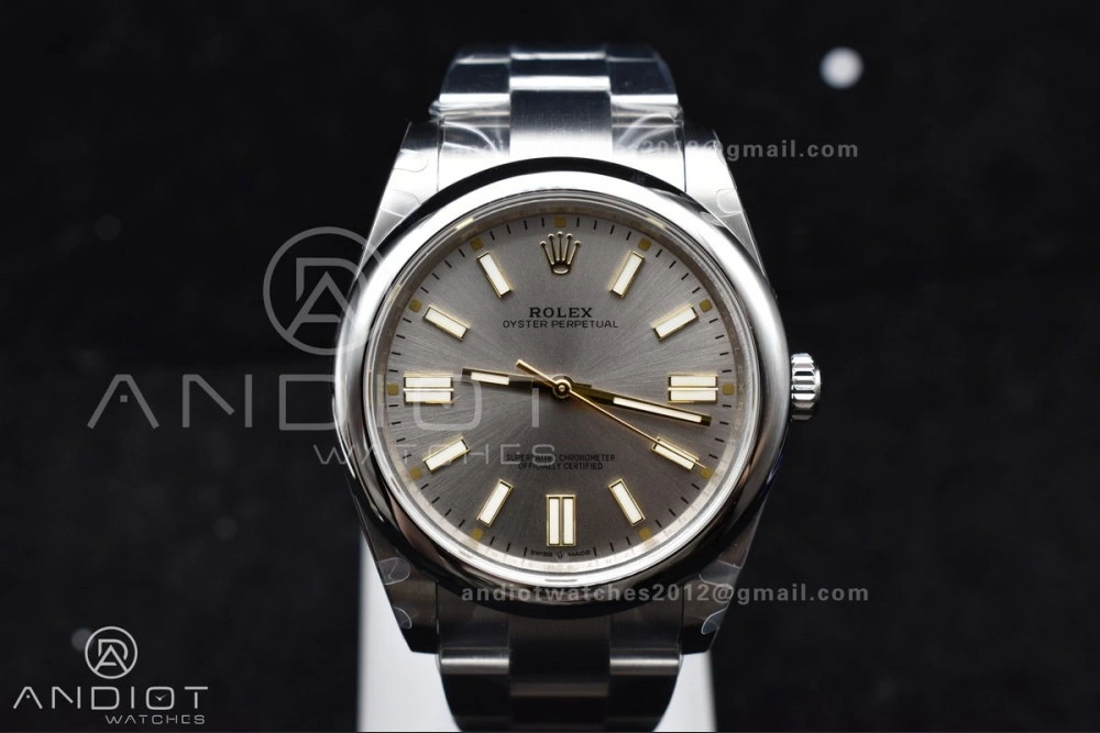 Packable Oyster Perpetual 124300 41mm DIWF 1:1 Best Edition 904L Steel Silver Dial A 943
