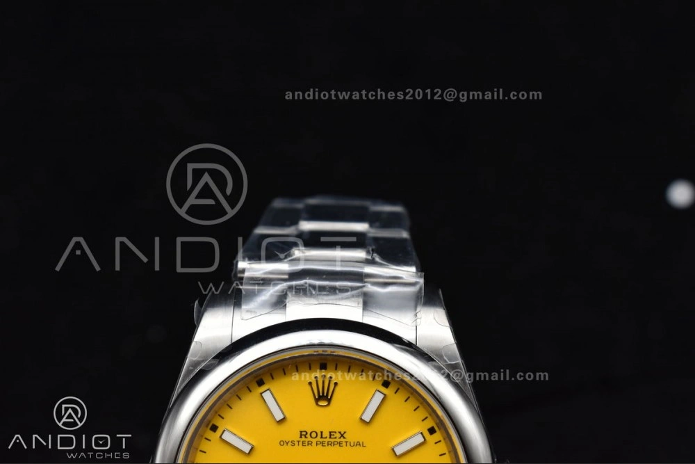 Cozy Oyster Perpetual 124300 41mm DIWF 1:1 Best Edition 904L Steel Yellow Dial A 952