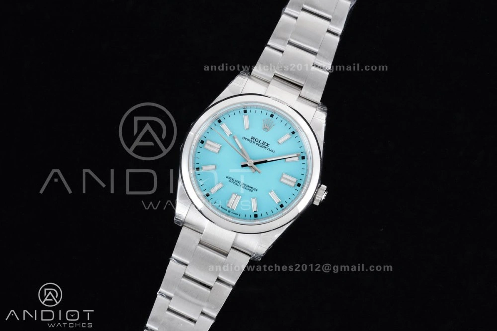 Oyster Perpetual 124300 41mm VSF 1:1 Best Edition 904L Steel Tiffany Blue Dial DD3230 V SportInspired 947